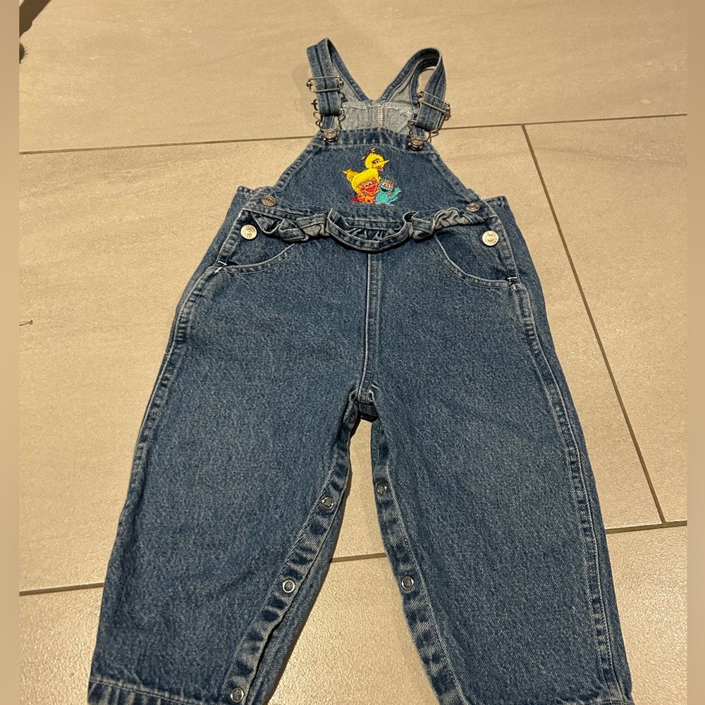 Vintage Sesame Street Overalls